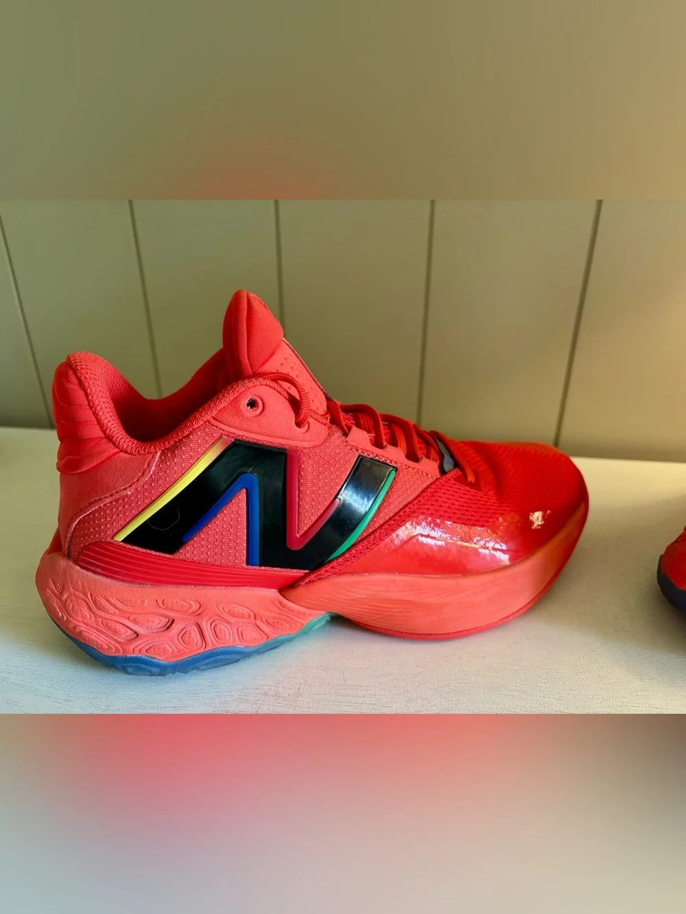 New Balance Two WXY v4 Gamer Tag Neo Flame Basketball Shoes Sneakers 6.5